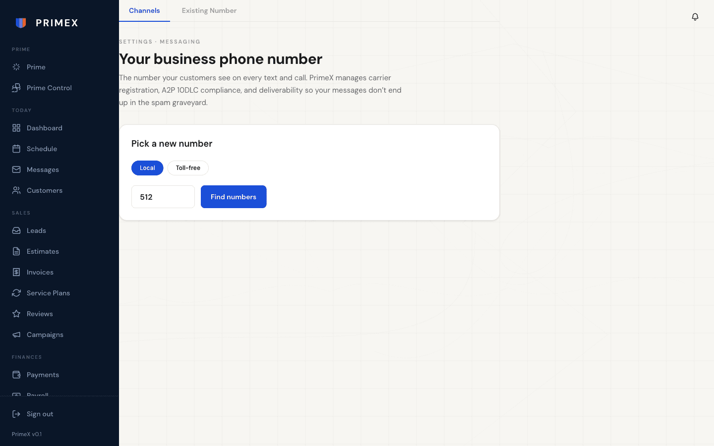 PrimeX — data isolated per account